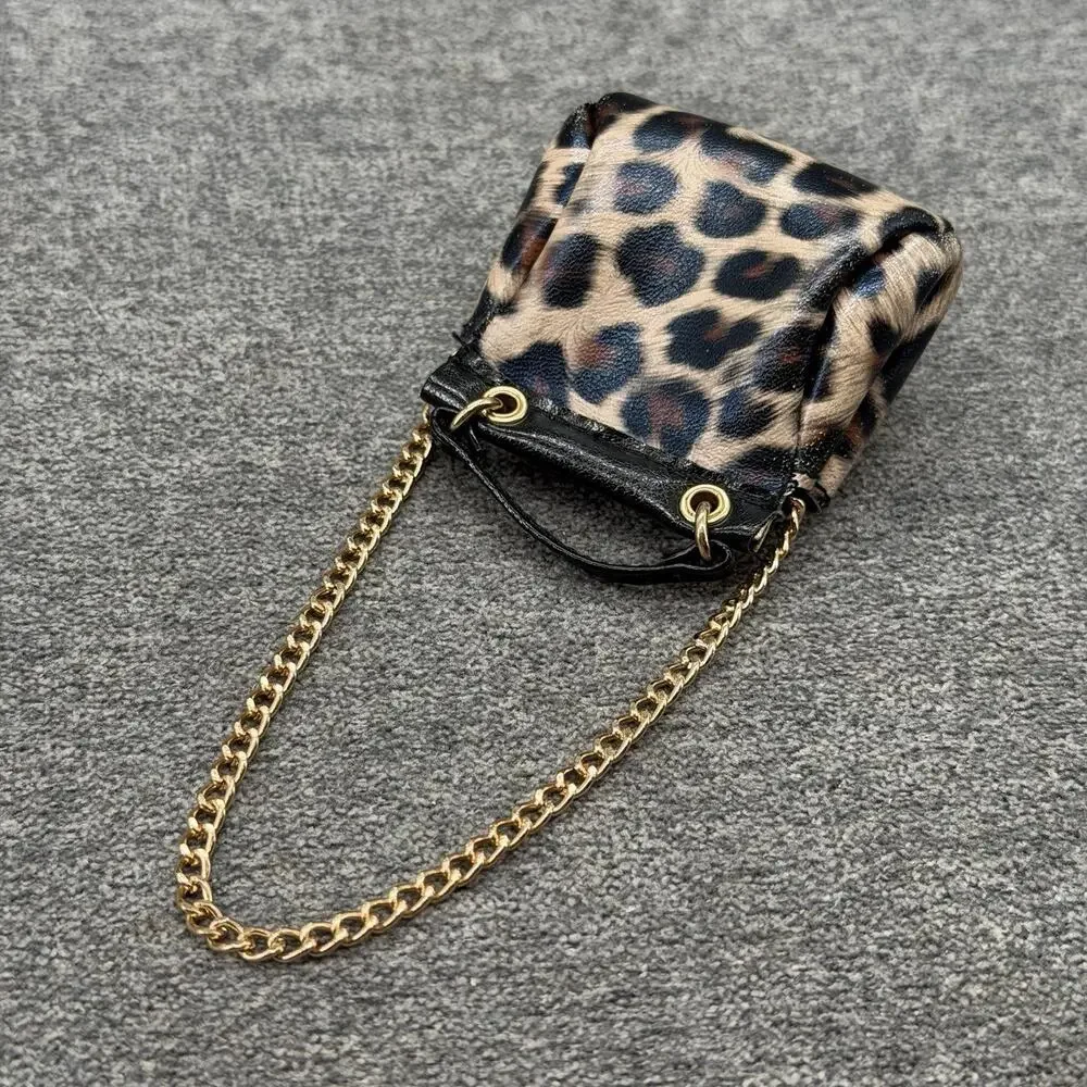 ZURU Mini Brands Fashion Series 1 Leopard Print Purse Chain Doll Handbag HTF
